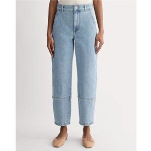 Everlane 26R The Utility Barrel Jean Light Wash Denim Wide Leg Jeans